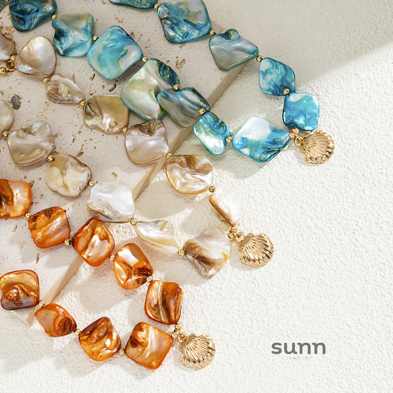 Alaura Scallop Charm Chain