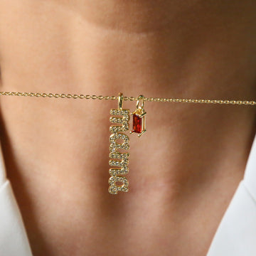Alayjah Mama Birthstone Necklace [AJIQQV70]
