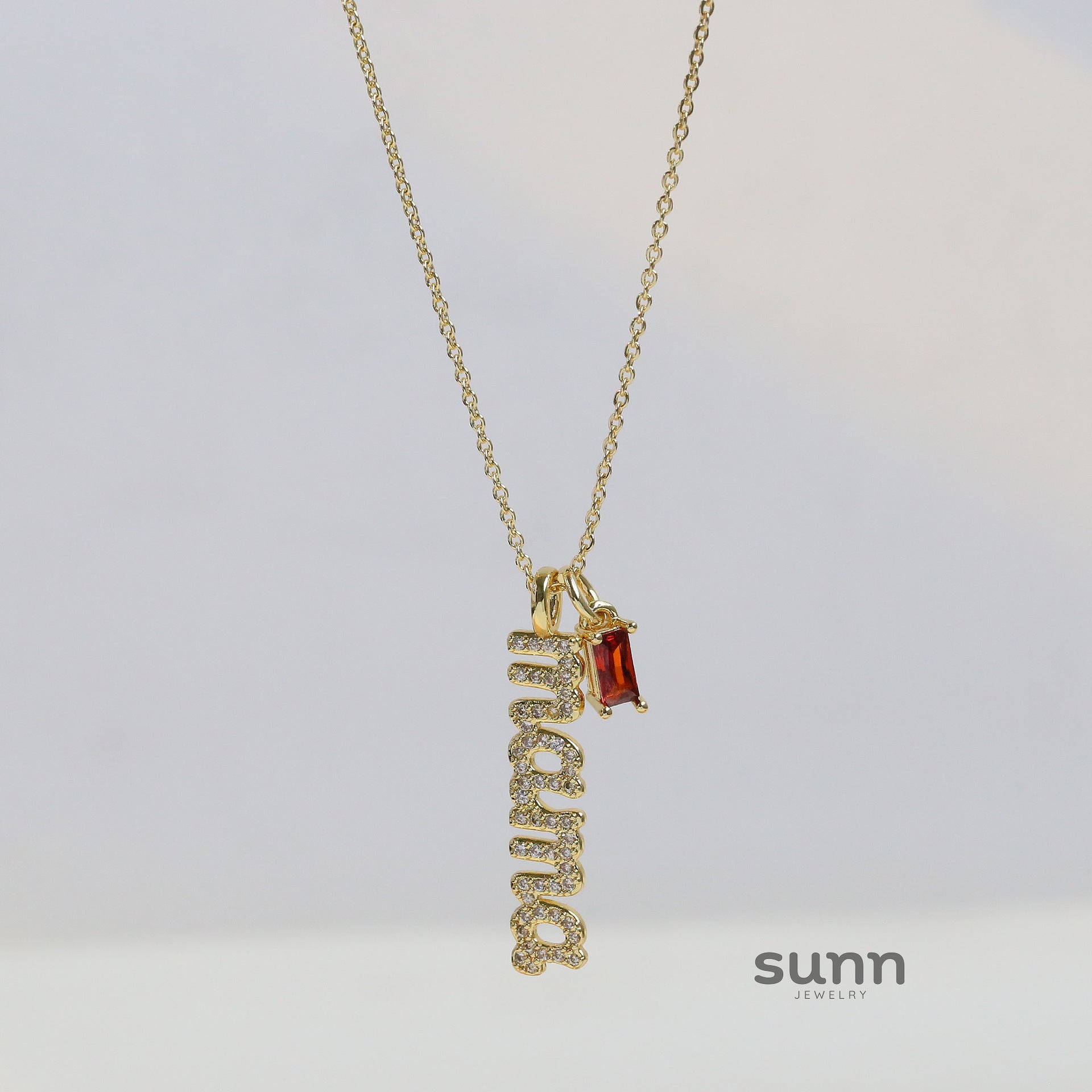 Alayjah Mama Birthstone Necklace [1G4FMK6V]