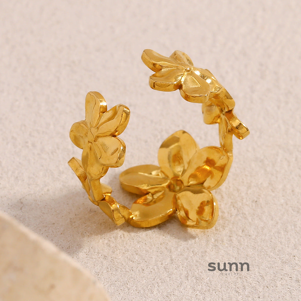 Alaylah Floral Opening Ring [95UDCGR3]