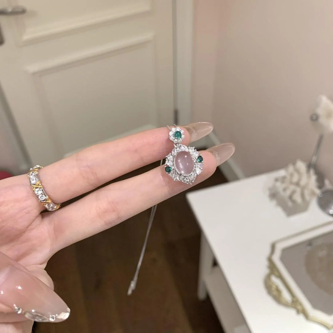 Alaynah Celestial Chalcedony Necklace