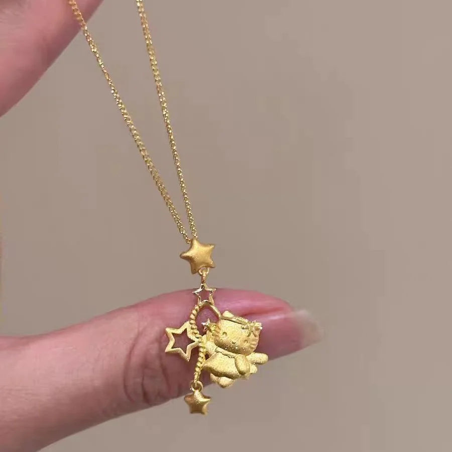 Alaysha Star Kitty Necklace