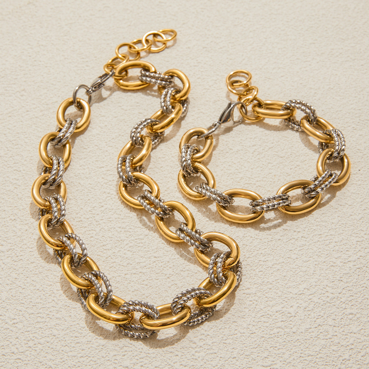 Albany Geometric Steel Bracelet [IGLRPAP1]