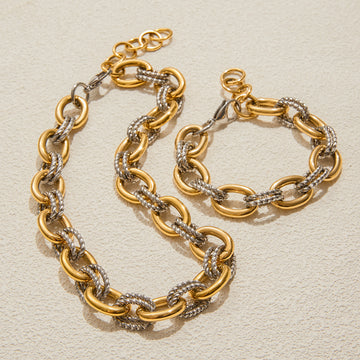 Albany Geometric Steel Bracelet [IGLRPAP1]