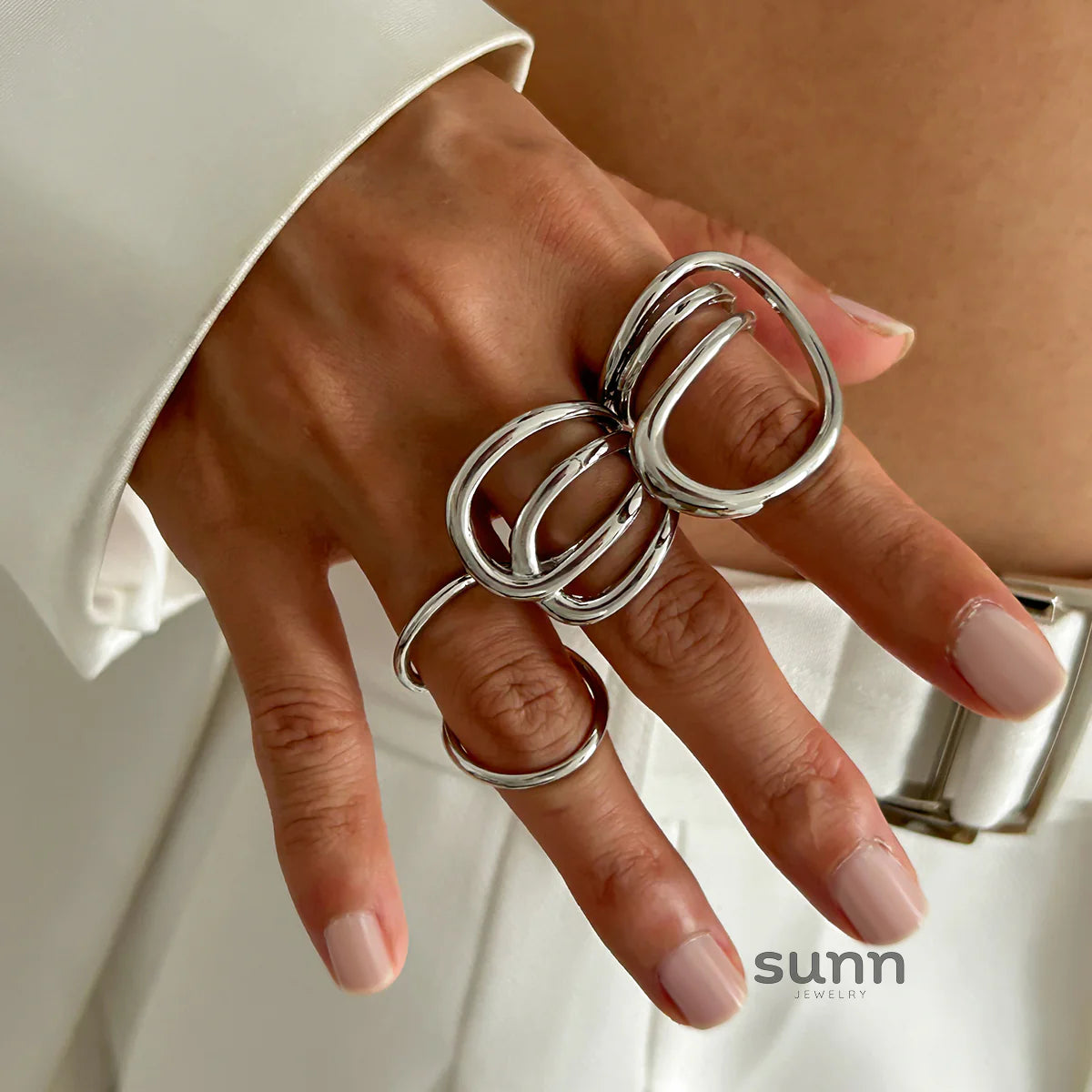 Aleah Geometric Statement Ring