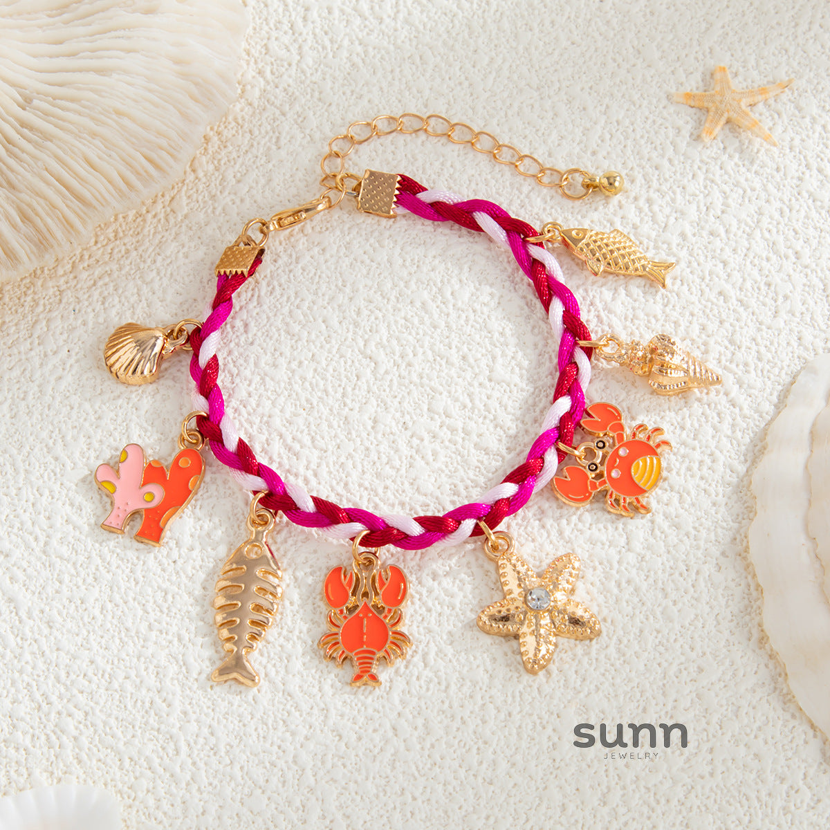 Aleana Starfish Charm Bracelet [SR034ALC]