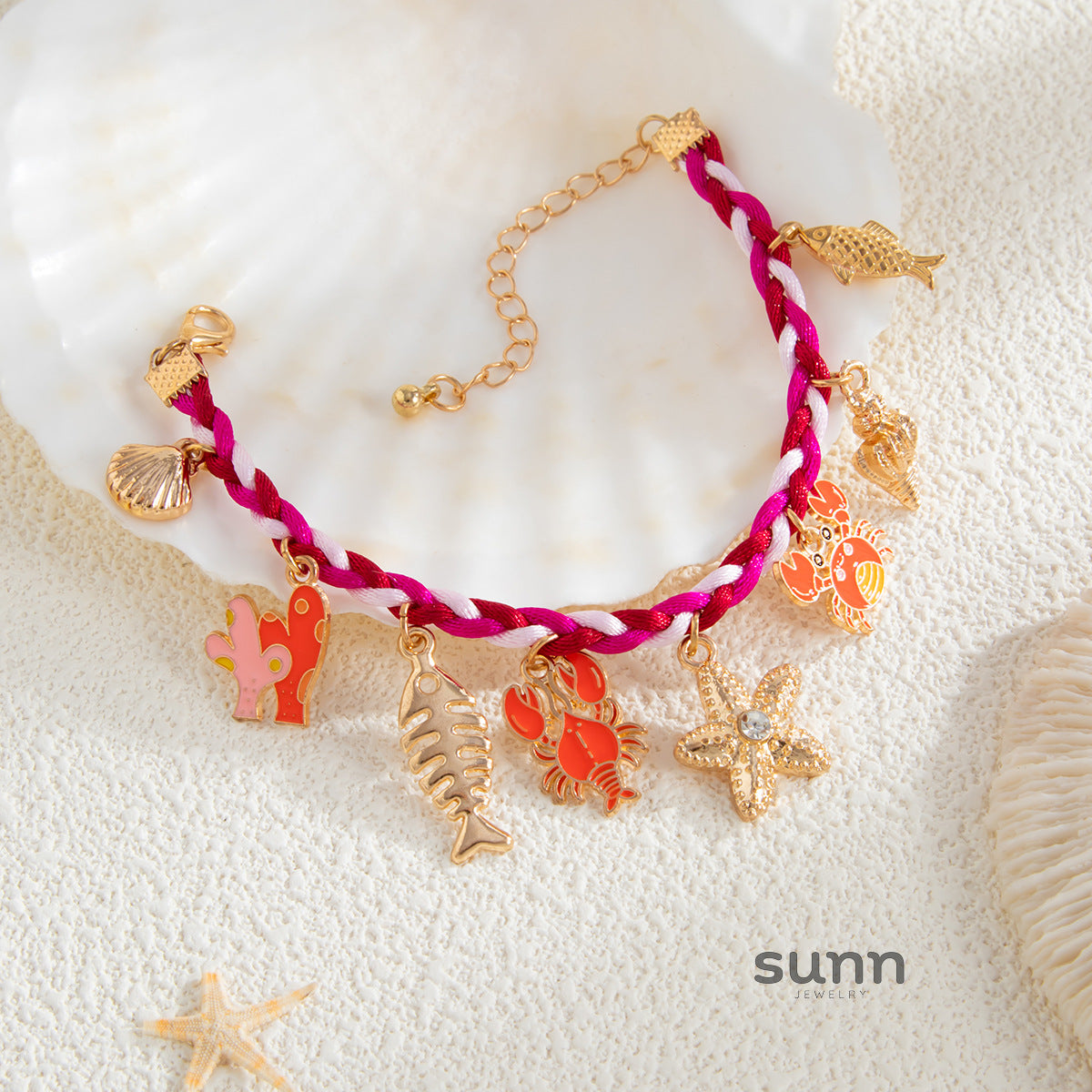 Aleana Starfish Charm Bracelet [TDBNO7KT]