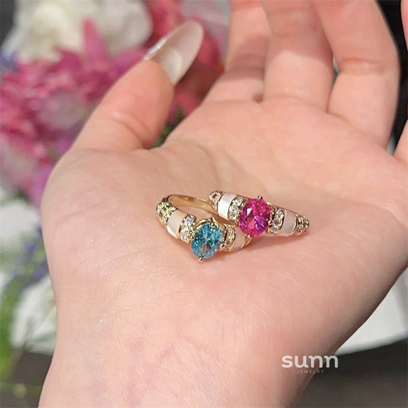 Aleia Luxe Gemstone Ring [KVSEVMOU]