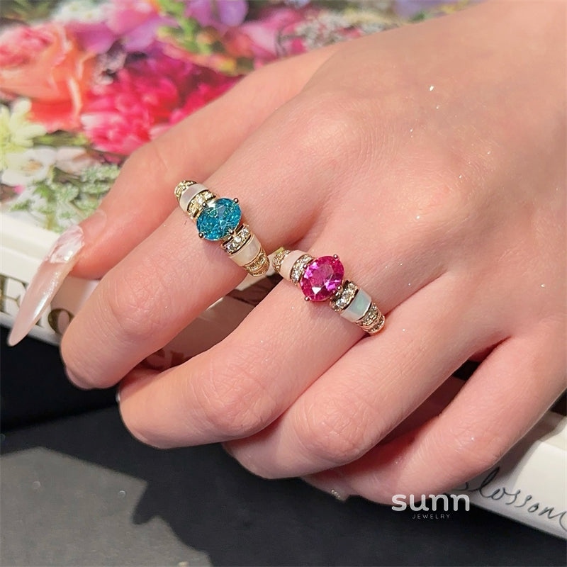 Aleia Luxe Gemstone Ring [VMAKZR84]