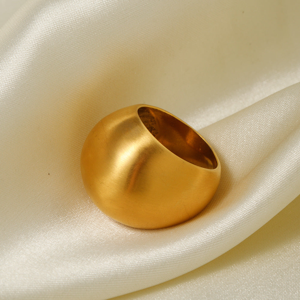 Aleisha Frosted Band Ring [2JCC7LP0]