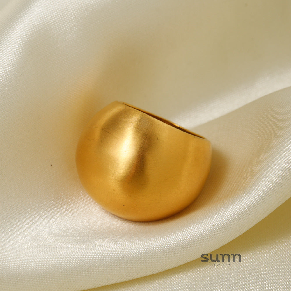 Aleisha Frosted Band Ring [ZNVSCU75]
