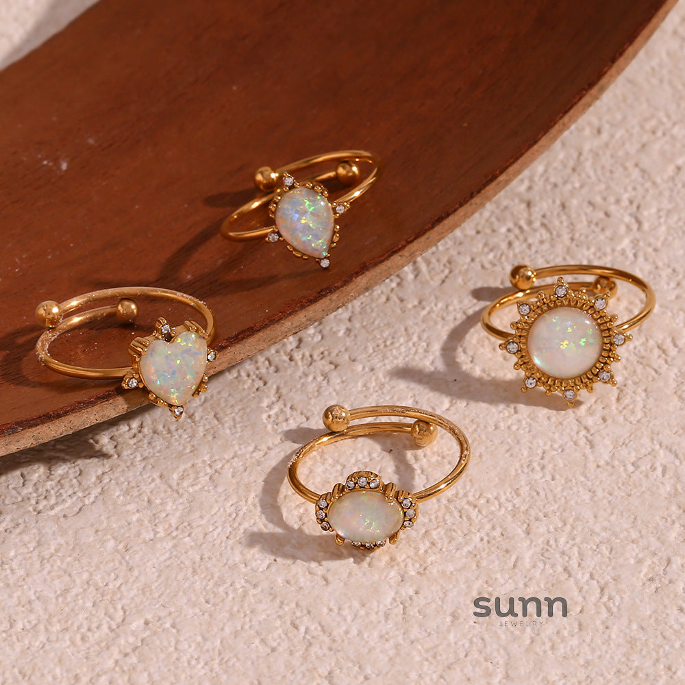 Aleksandra Opal Adjustable Ring [VBV0W4HM]
