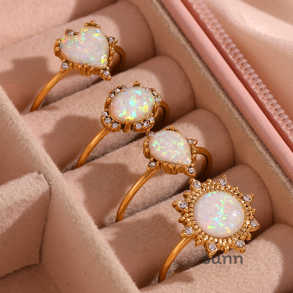 Aleksandra Opal Adjustable Ring [AR66YU4Q]