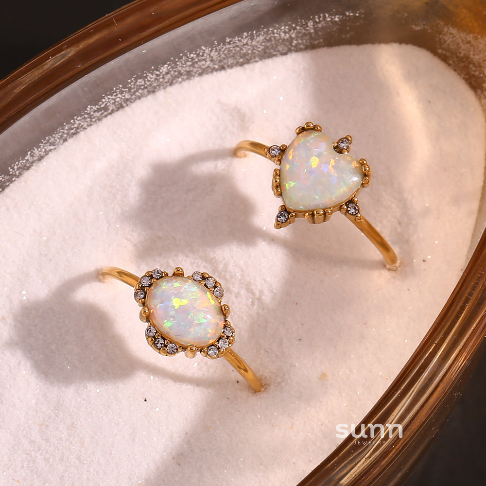 Aleksandra Opal Adjustable Ring [5X3HC79F]