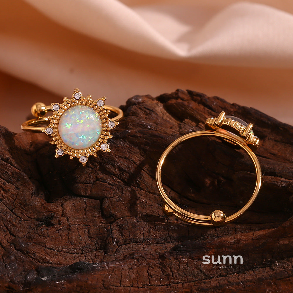 Aleksandra Opal Adjustable Ring [FDGI9SZR]