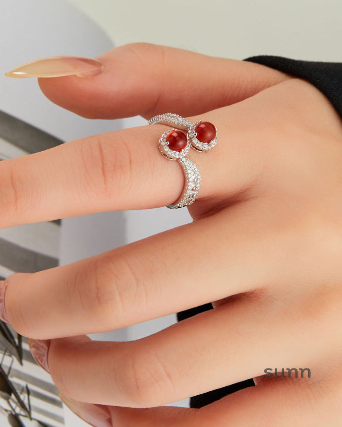 Alesana Dual Stone Ring [PQL8FDN5]