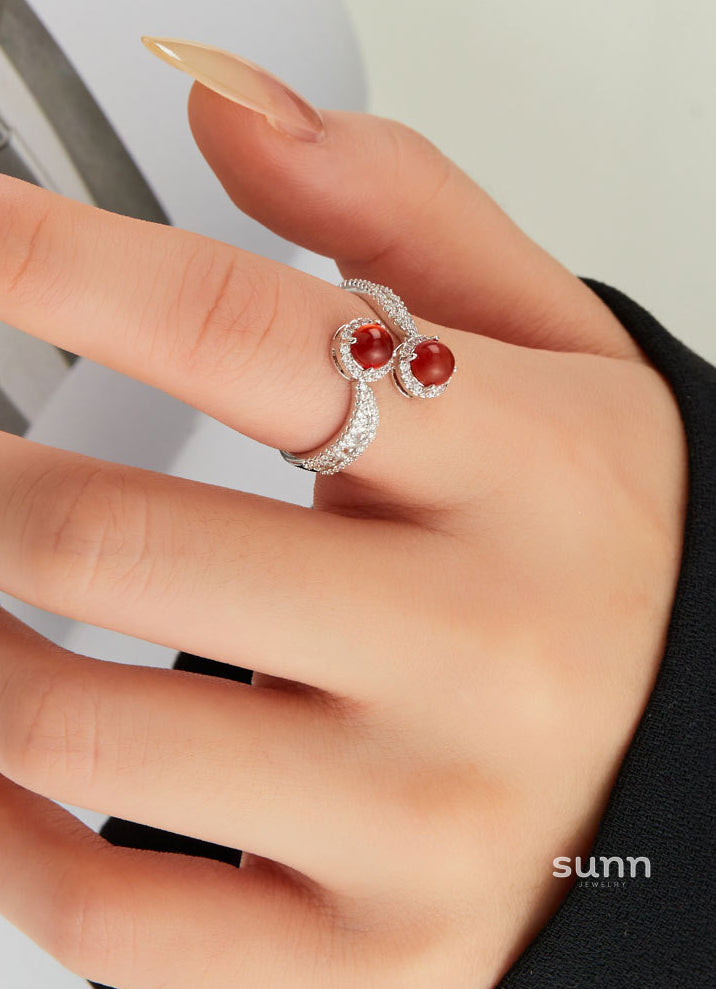 Alesana Dual Stone Ring [N3P992FD]