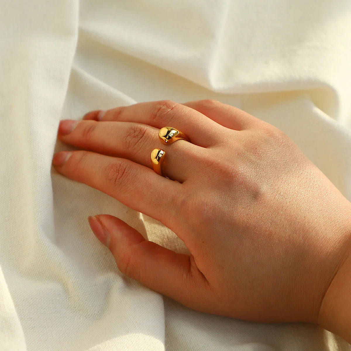 Alexa Gold Chunky Ring