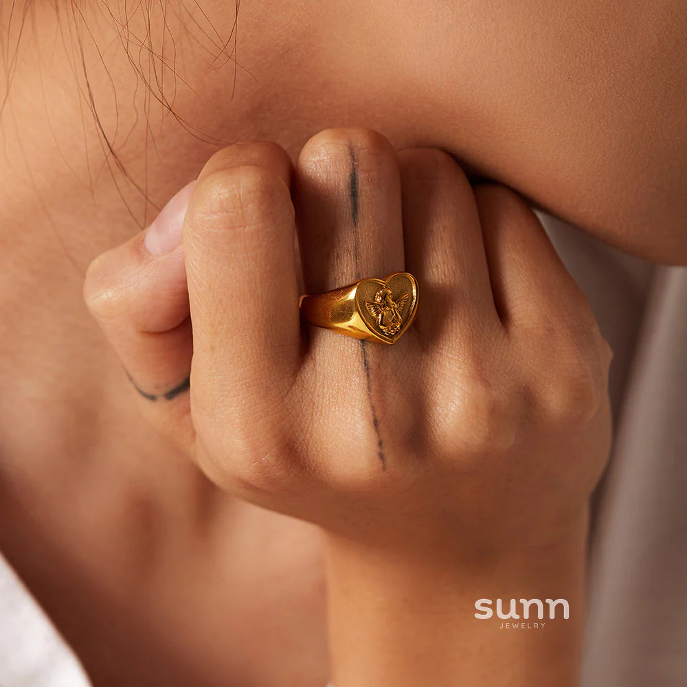 Alexa Gold Chunky Ring