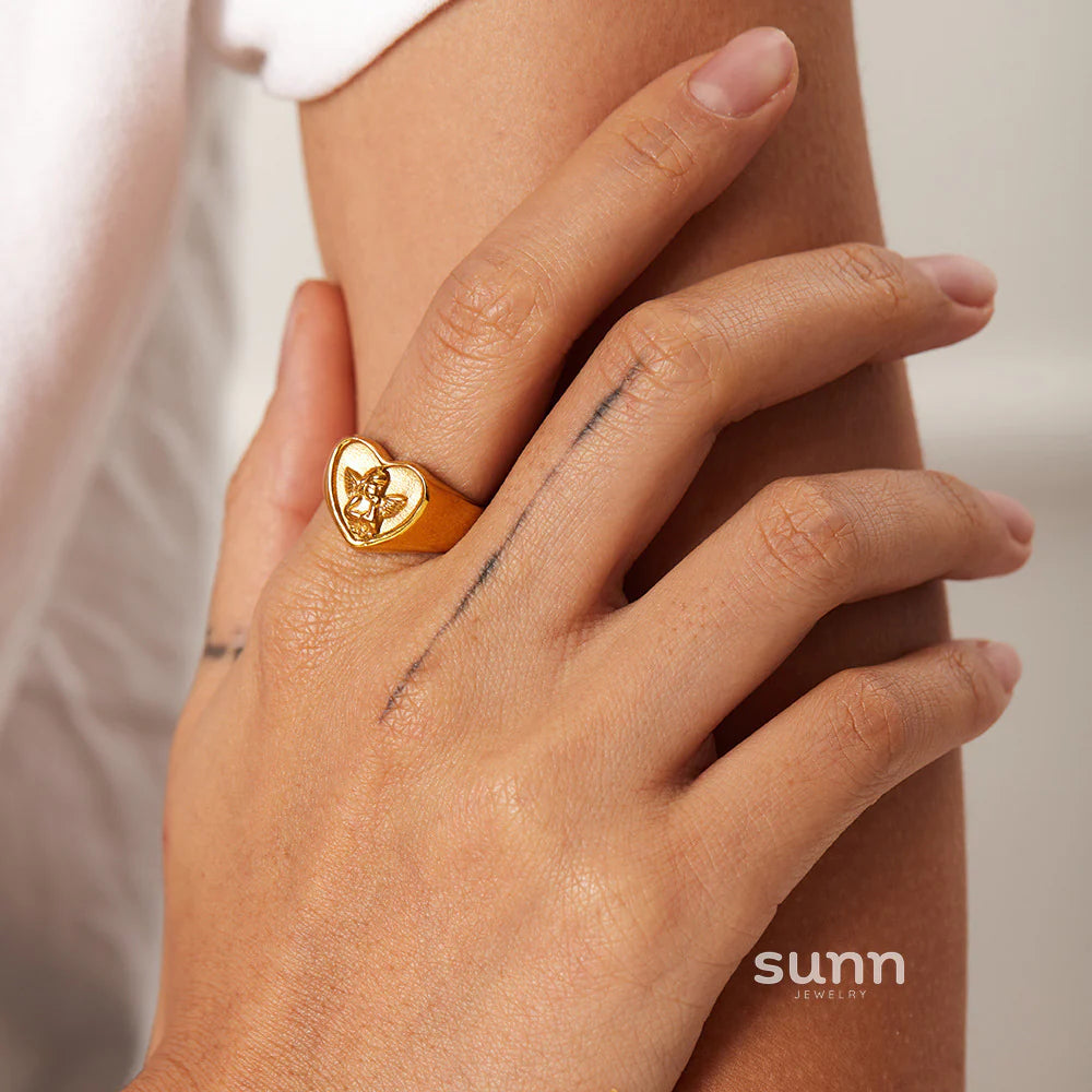 Alexa Gold Chunky Ring