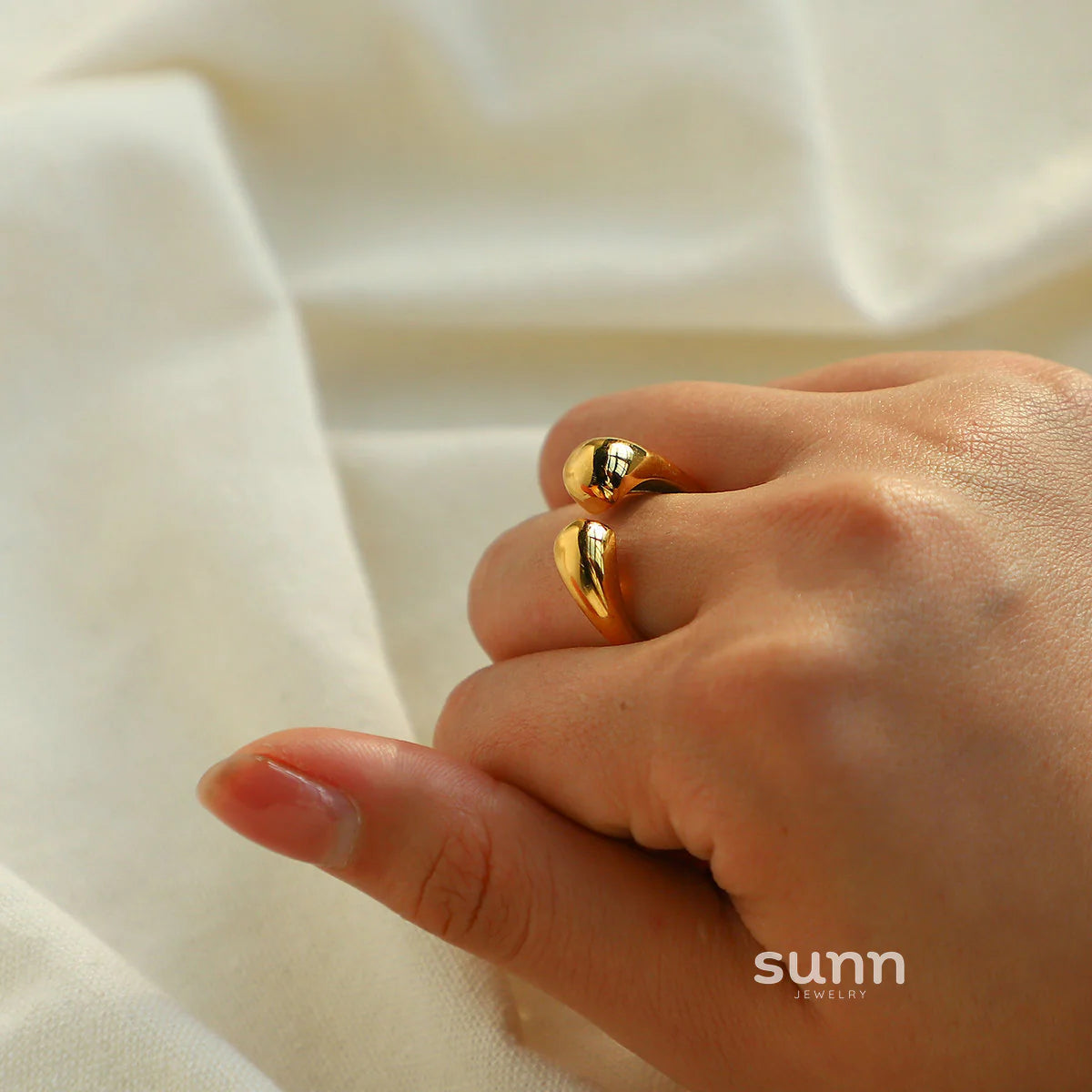 Alexa Gold Chunky Ring