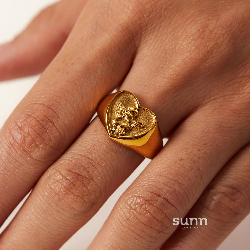 Alexa Gold Chunky Ring