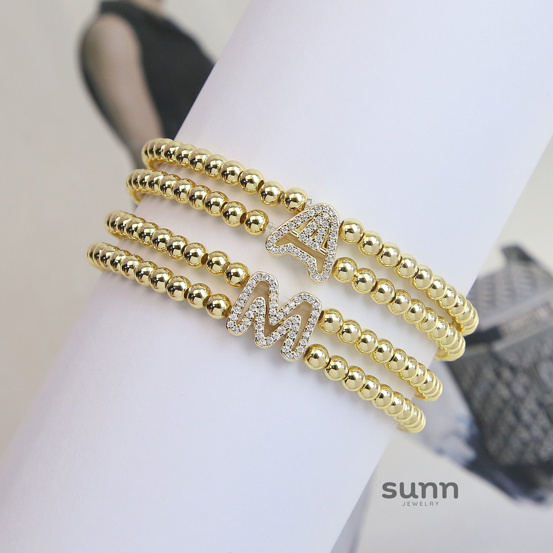 Alexandra Bubble Initial Bracelet [JTV5X8B5]