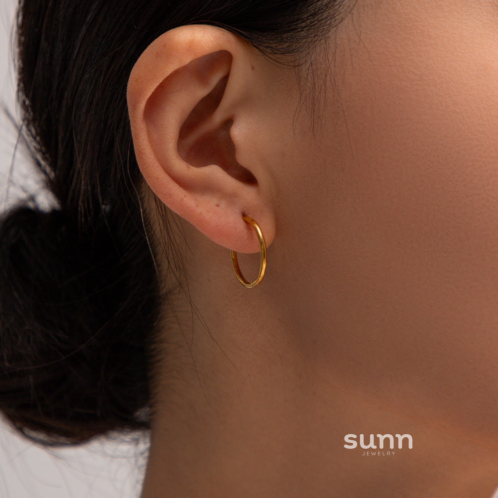 Alexandra Dainty Heart Earrings [8ECG5I11]