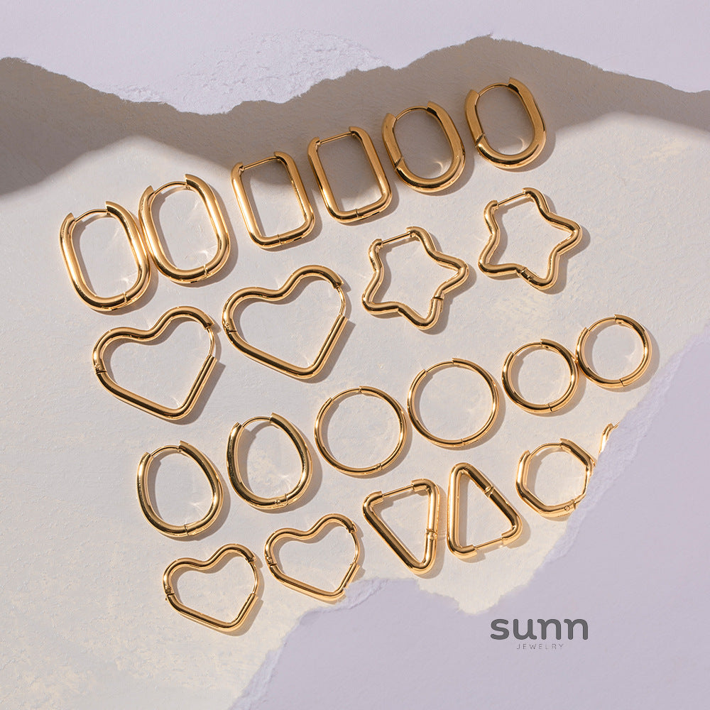 Alexandra Dainty Heart Earrings [QVE7AKQH]