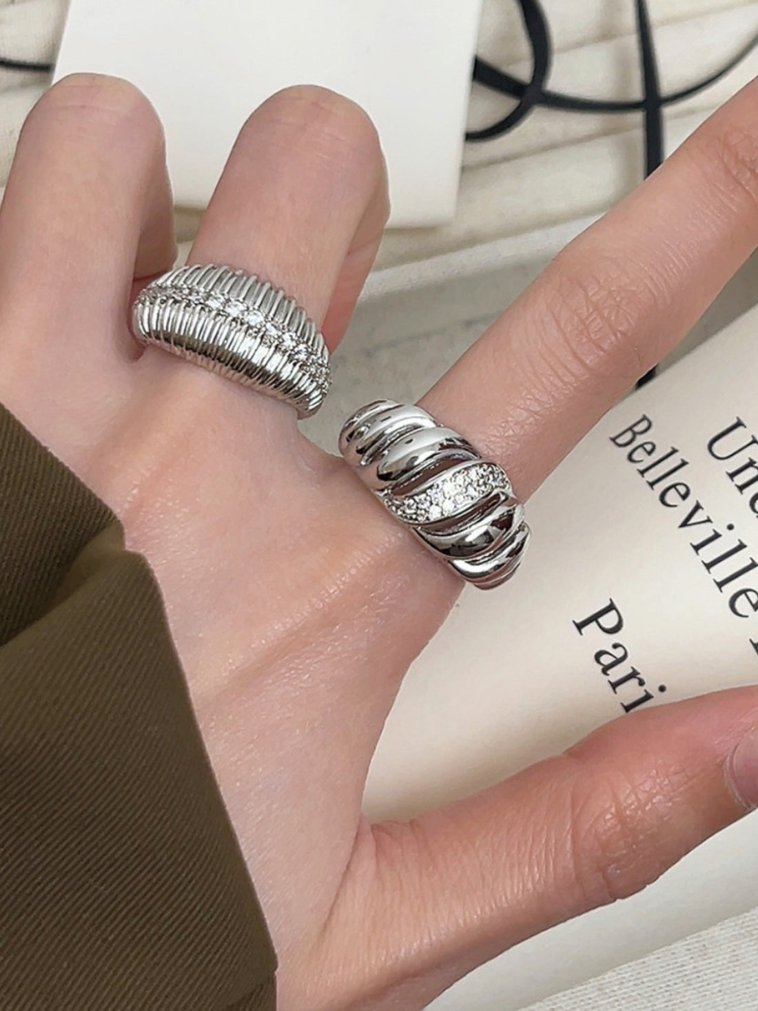 Alexandra Threaded Open Ring [O5NHUI8C]