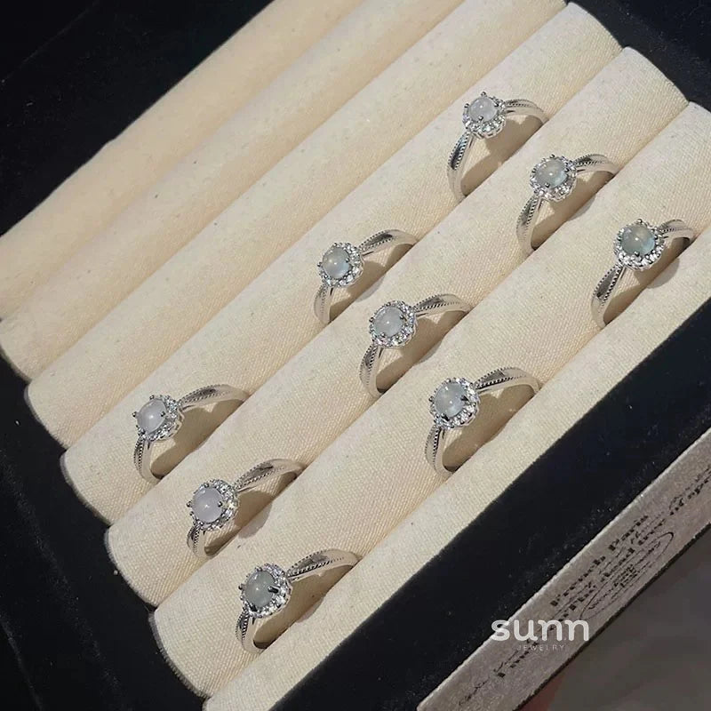 Alexi Moonlight Halo Ring