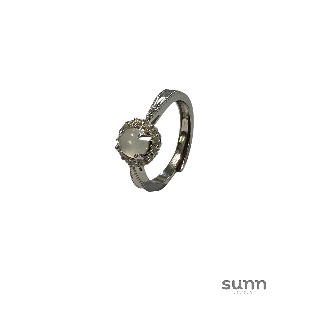 Alexi Moonlight Halo Ring