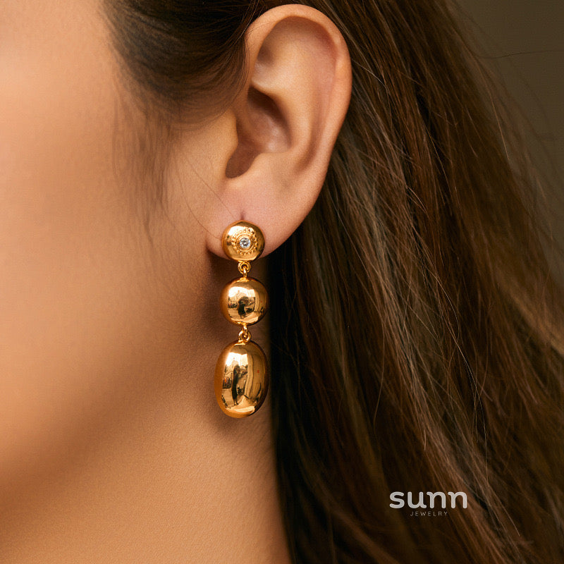 Alexis Oval Zircon Earrings [5BCSYPDX]