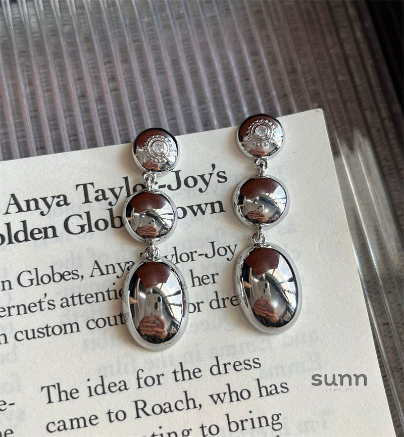 Alexis Oval Zircon Earrings [B1AO0O6B]