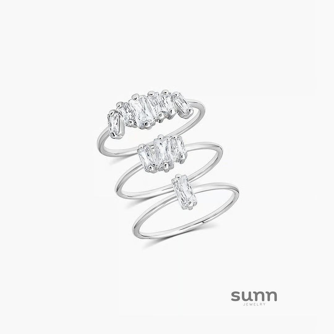 Alexis Sugar Cube Stacking Ring [AATZLIF5]