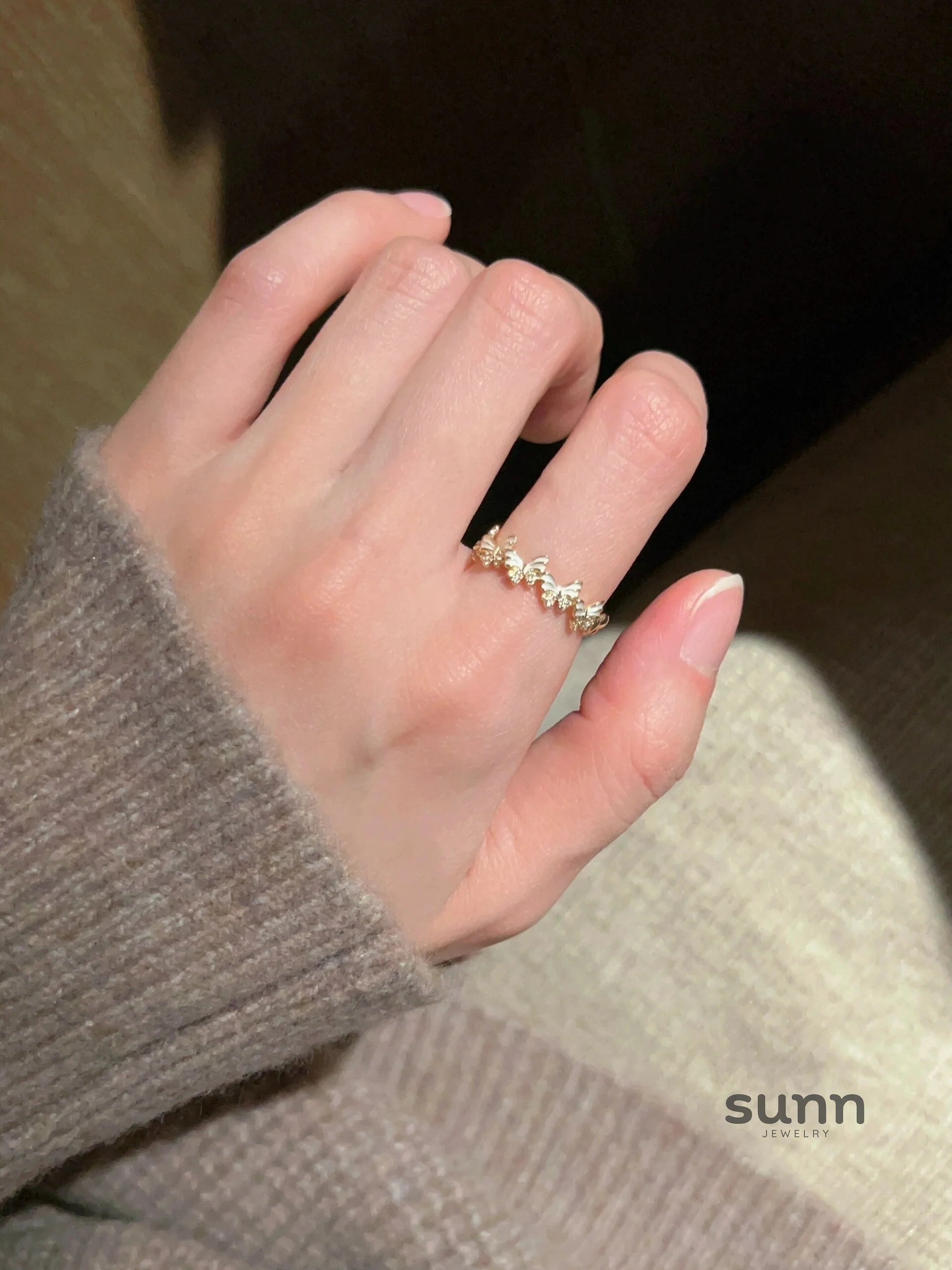 Alexys Butterfly Enamel Ring