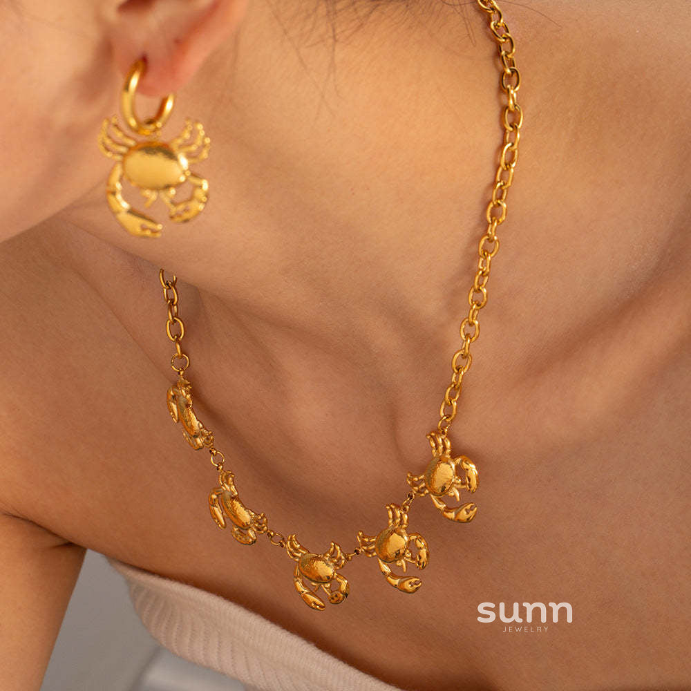 Aleyna Starfish Hoop Earrings [NTK4YV5M]