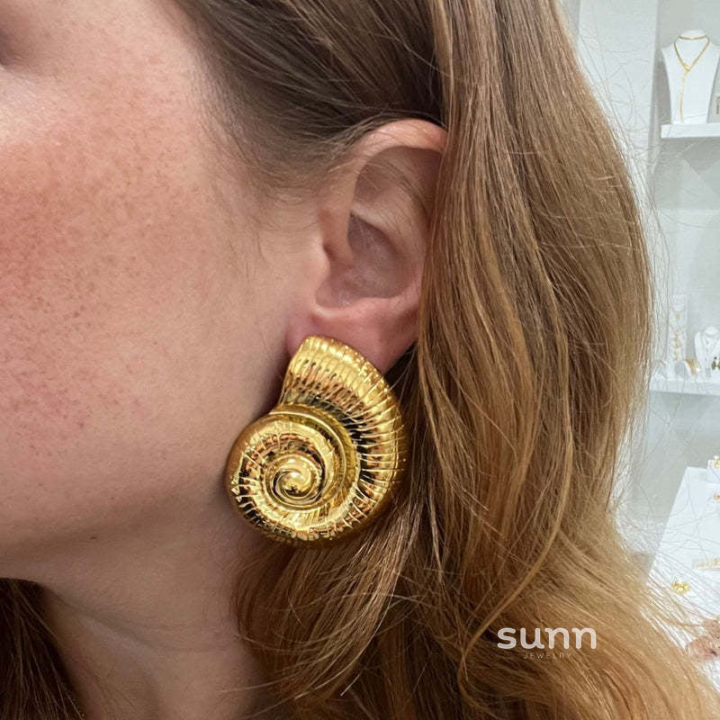 Aleyna Starfish Hoop Earrings [UP6GP5P1]