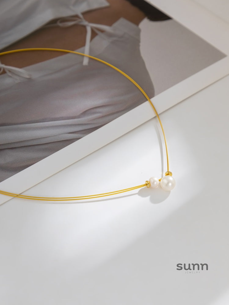 Aleysha Layered Pearl Necklace [3WJP5O2X]