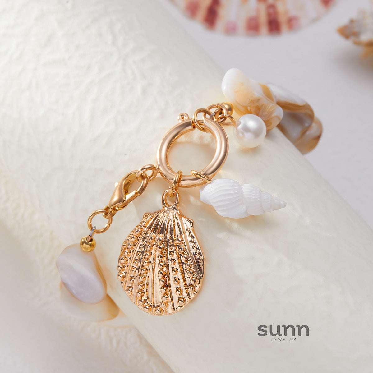 Aleysha Pearl Shell Jewelry Set [C0FIKXYM]