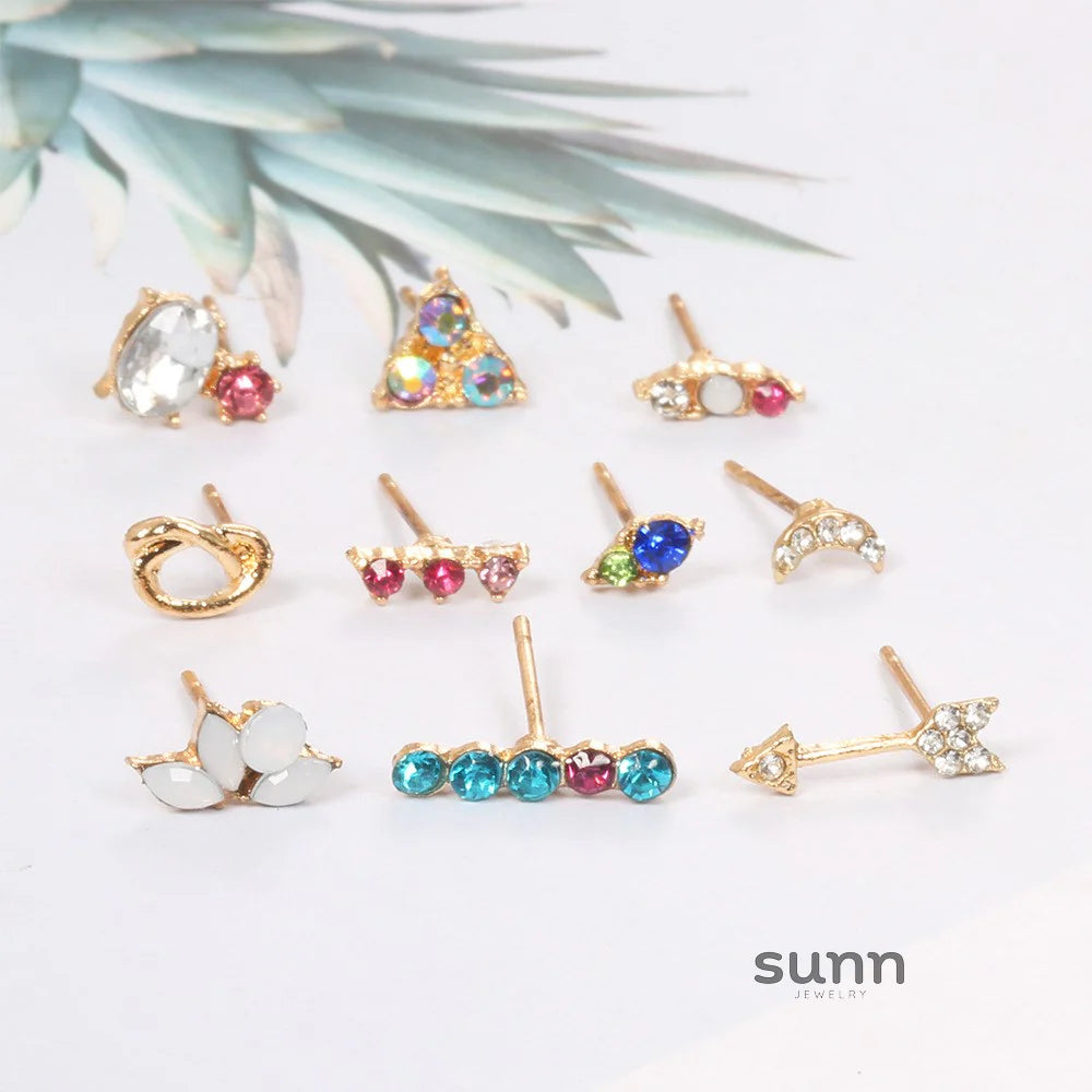 Aleyza Delicate Earring Studs