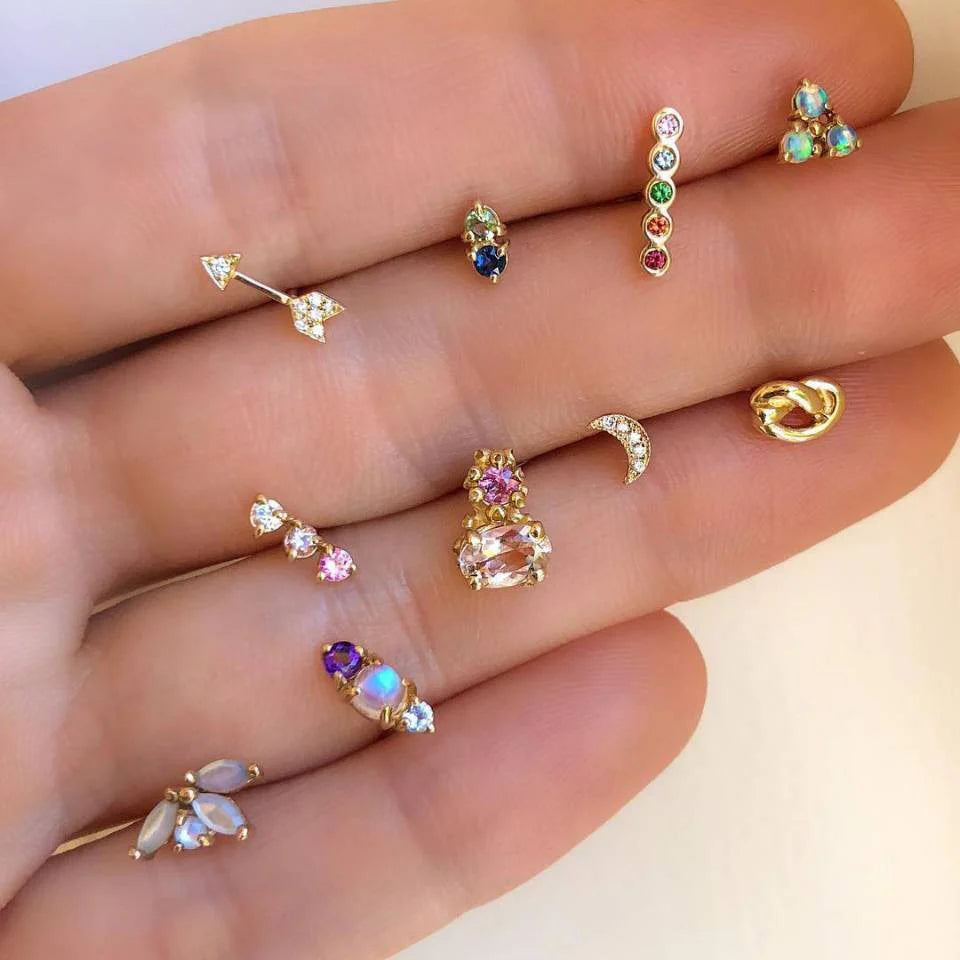 Aleyza Delicate Earring Studs