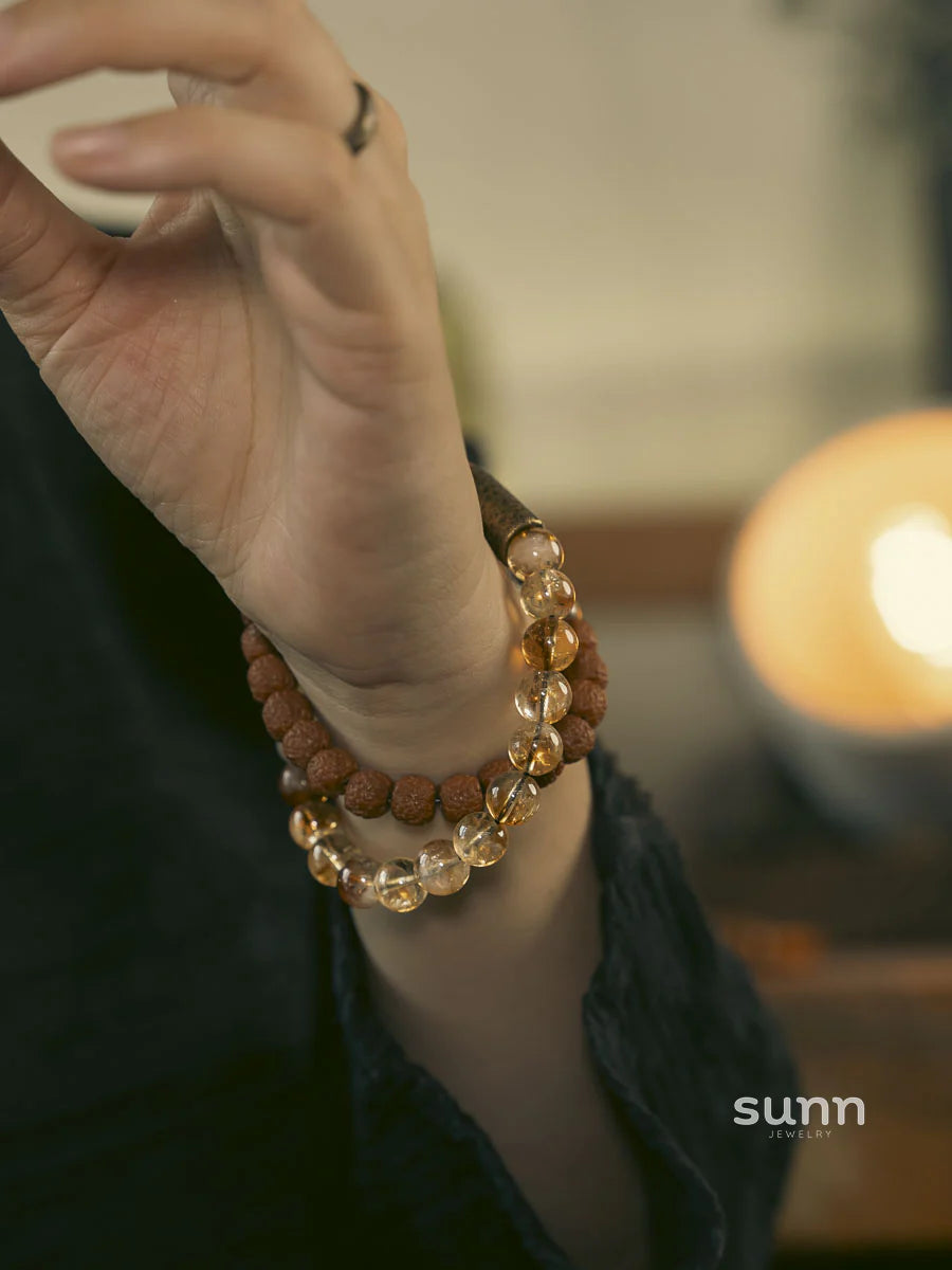 Alia Natural Crystal Bracelet