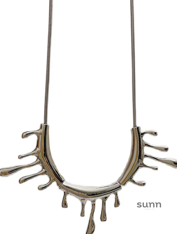 Aliannah Molten Drop Necklace