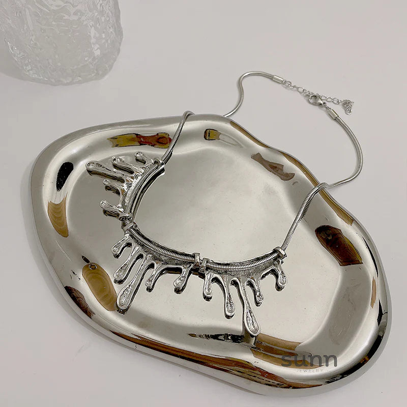 Aliannah Molten Drop Necklace