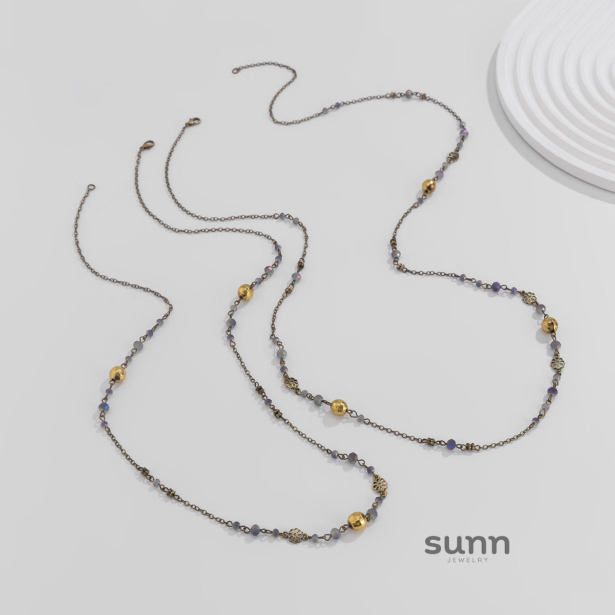 Alicen Pearl Star Chain Necklace [9YQ3GW1D]