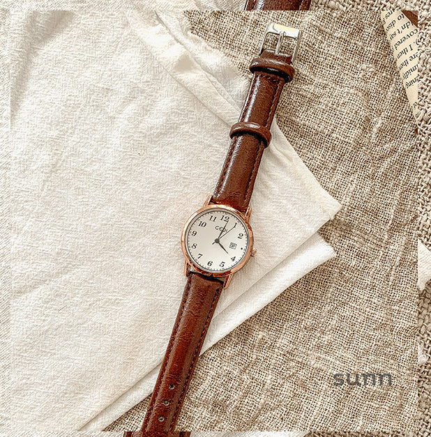Aliciana Retro Calendar Watch