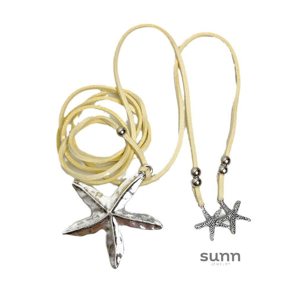 Aliciana Starfish Pendant Necklace [TBD4LUWH]