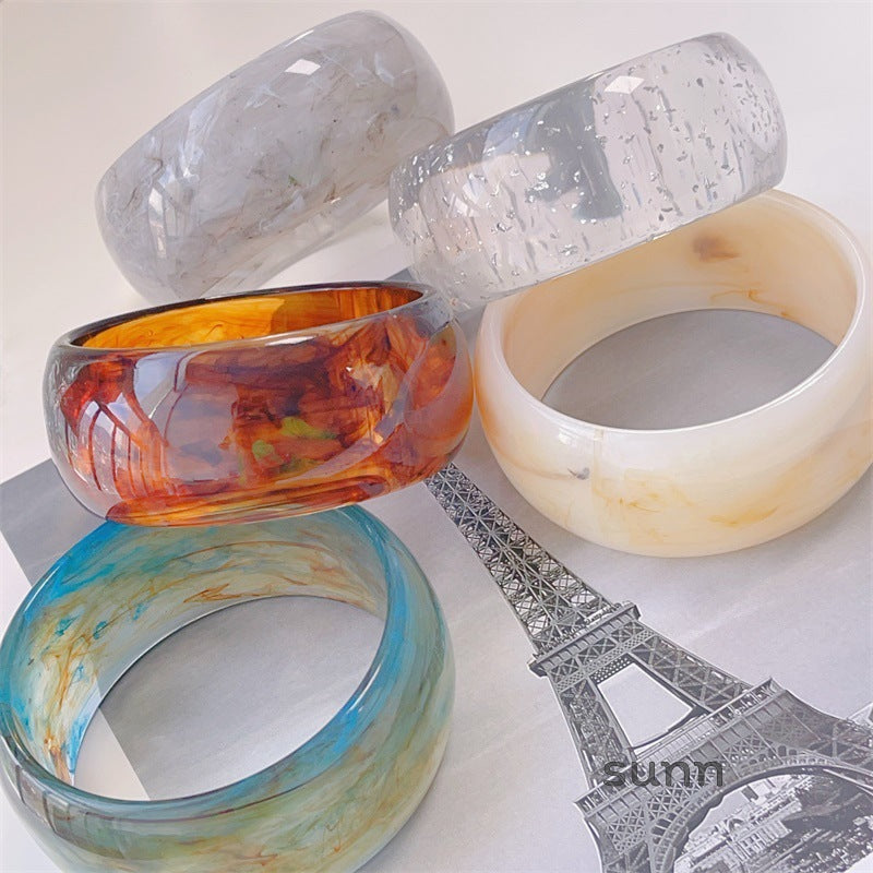 Alisia Swirl Resin Bracelet [K99TGIO5]