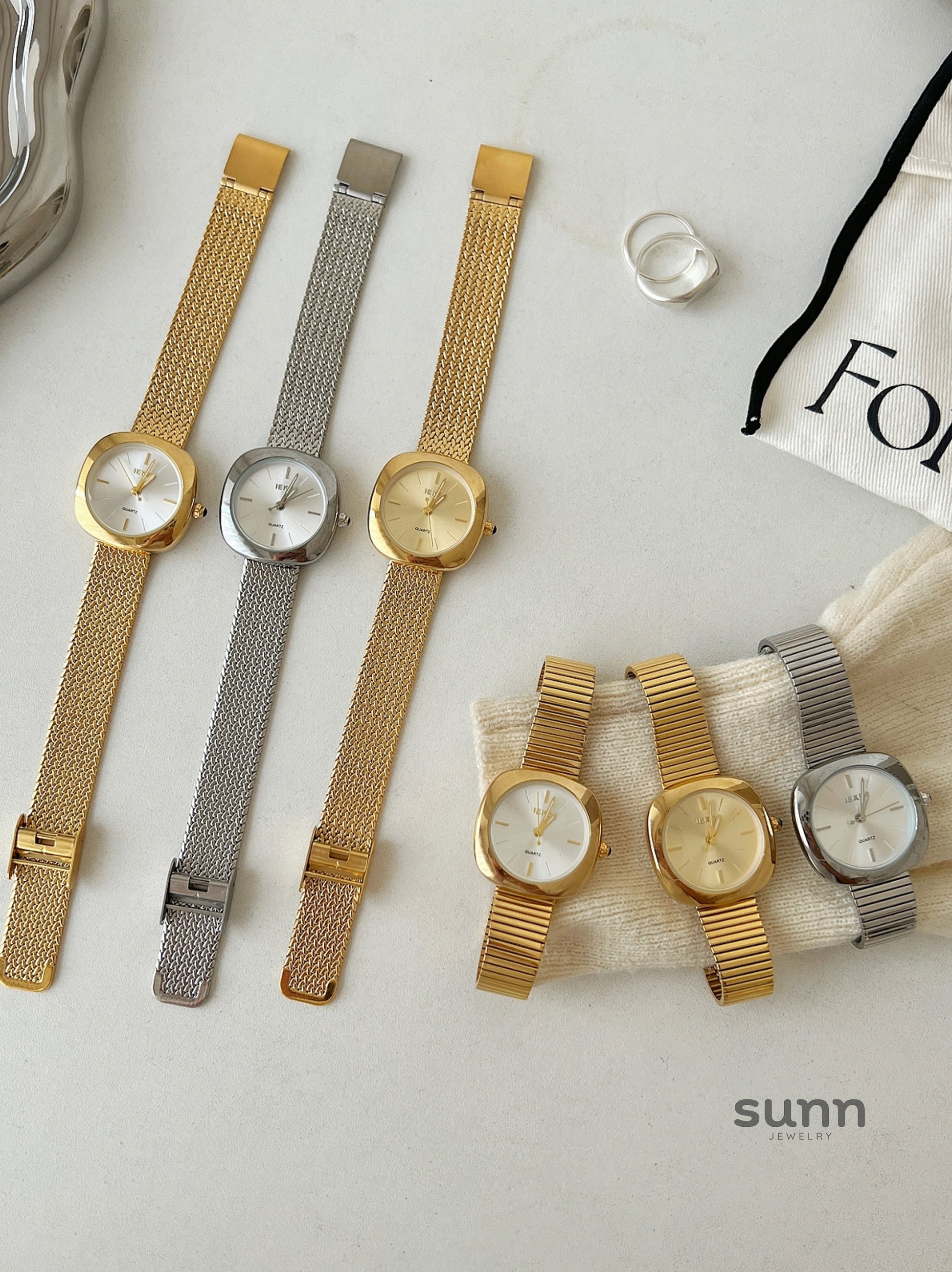 Alison Vintage Square Watch [CNL64PI0]